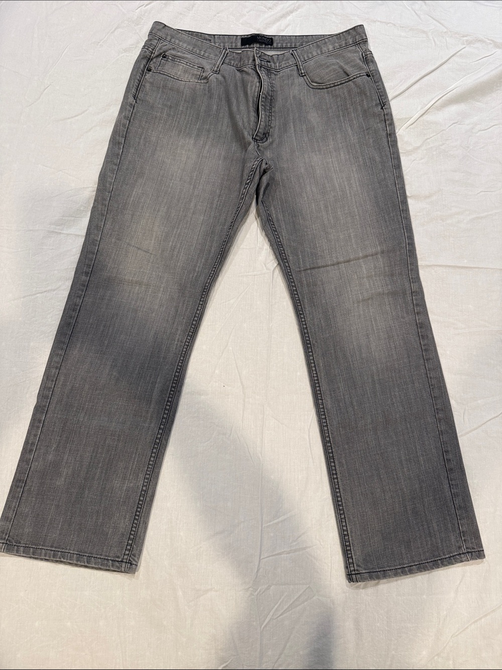 Men's Straight Gray Jeans - Classic Everyday Cut
